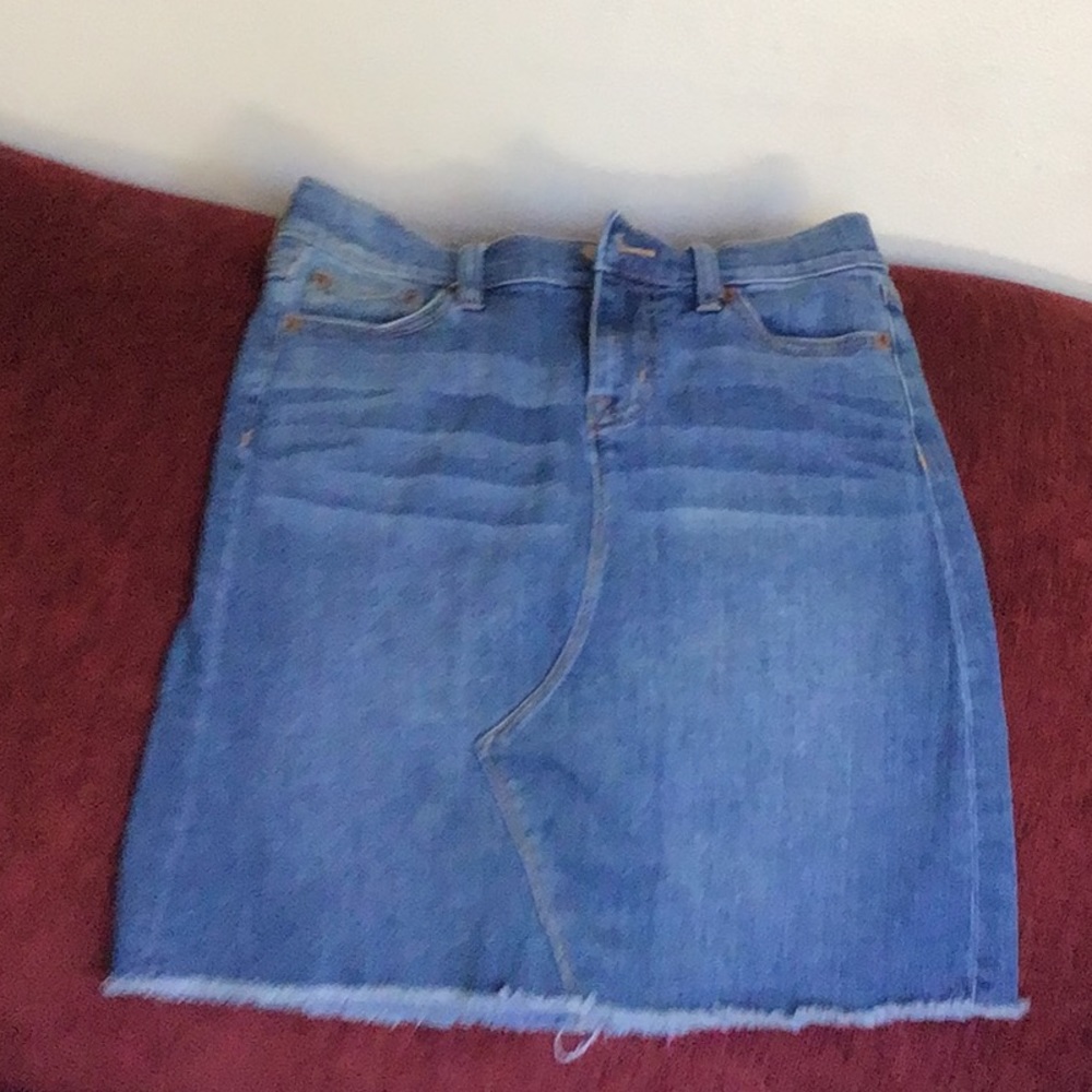 J. Crew denim skirt!  Good condition !